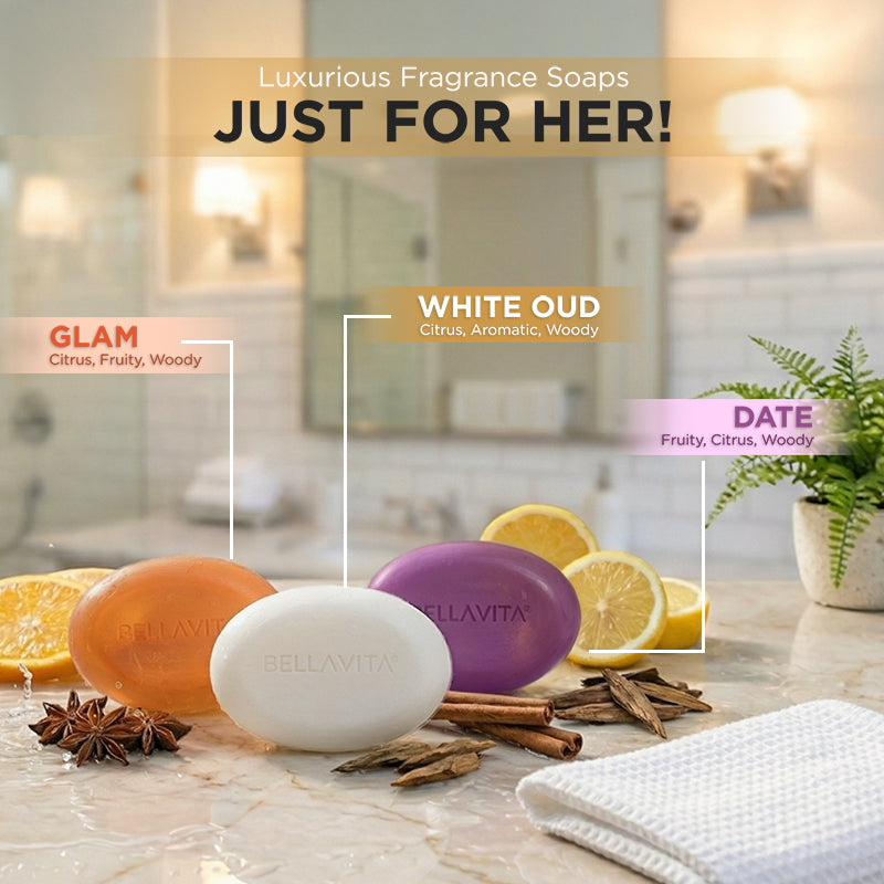 Perfumed Bathing Bar (Soap) For Women - 3 x 100g - Image 4 - Indicrest