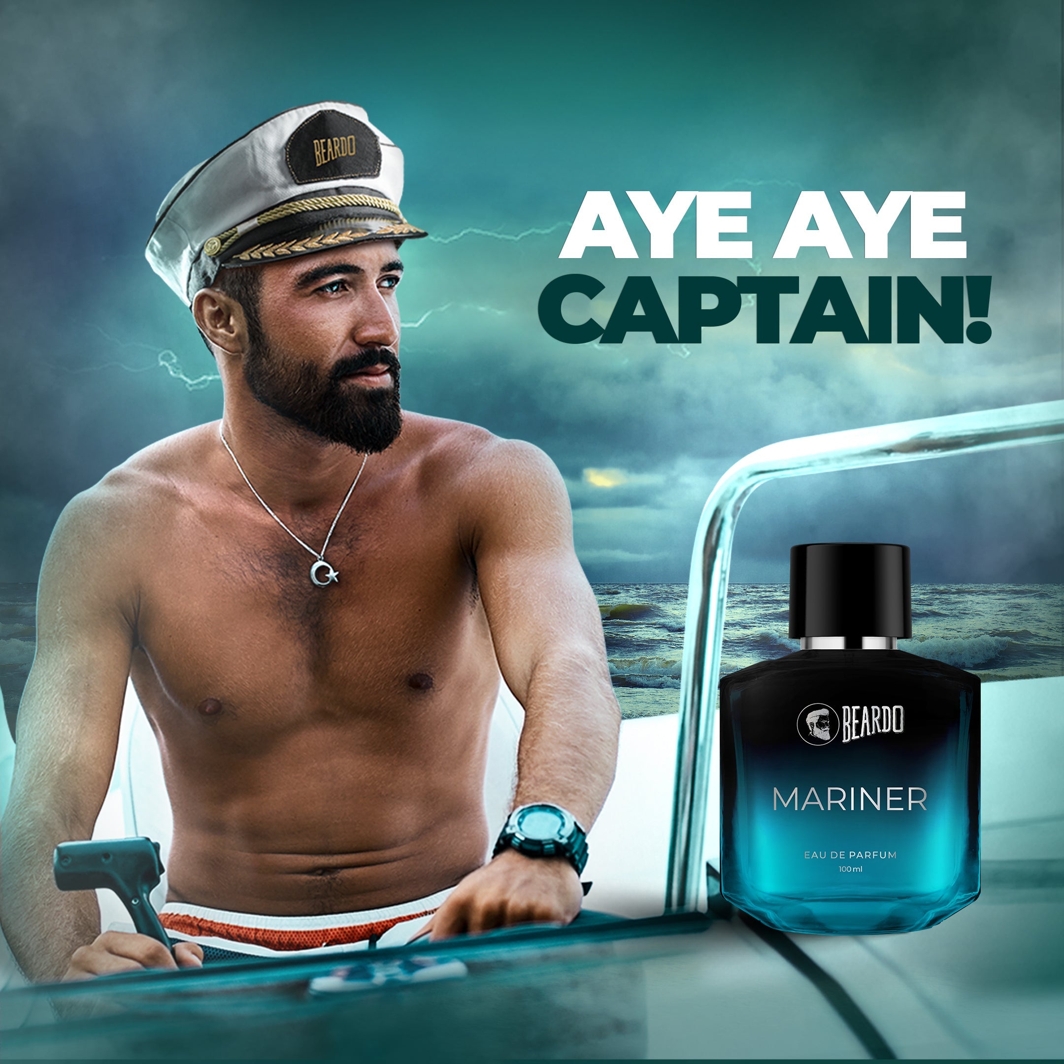 Beardo Mariner Perfume EDP, 100ml - Image 4 - Buy from Indicrest
