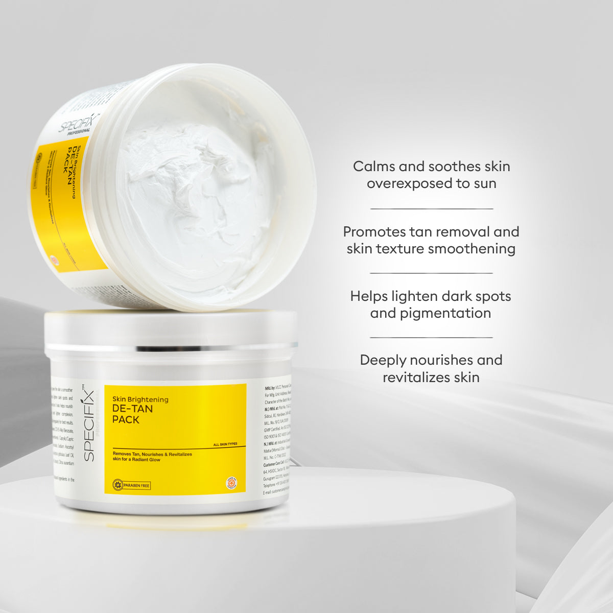 VLCC Specifix PROFESSIONAL Skin Brightening De-Tan Pack - 400 g - Image 5 - Buy from Indicrest