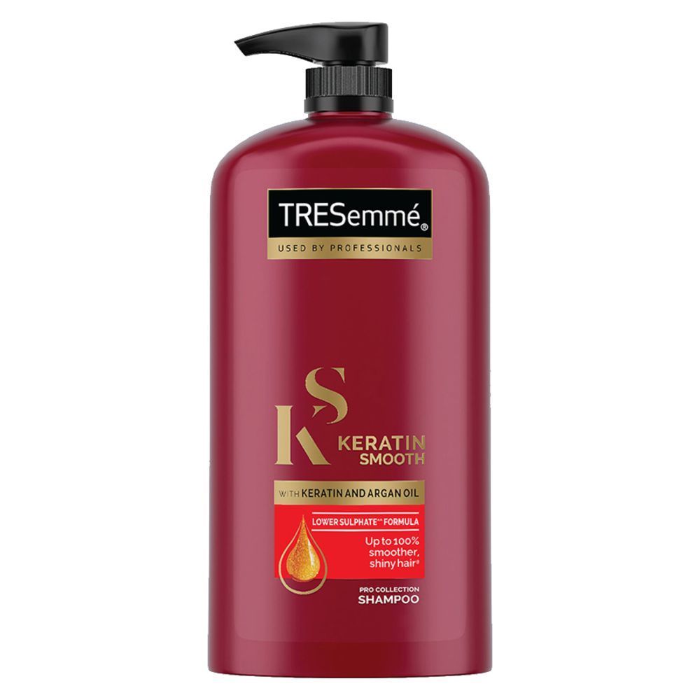TRESemme Keratin Smooth Kit For Long Lasting Frizz Control Shampoo, 1000ml + Serum, 100ml Combo, 2 pieces Buy at Indicrest Image 2