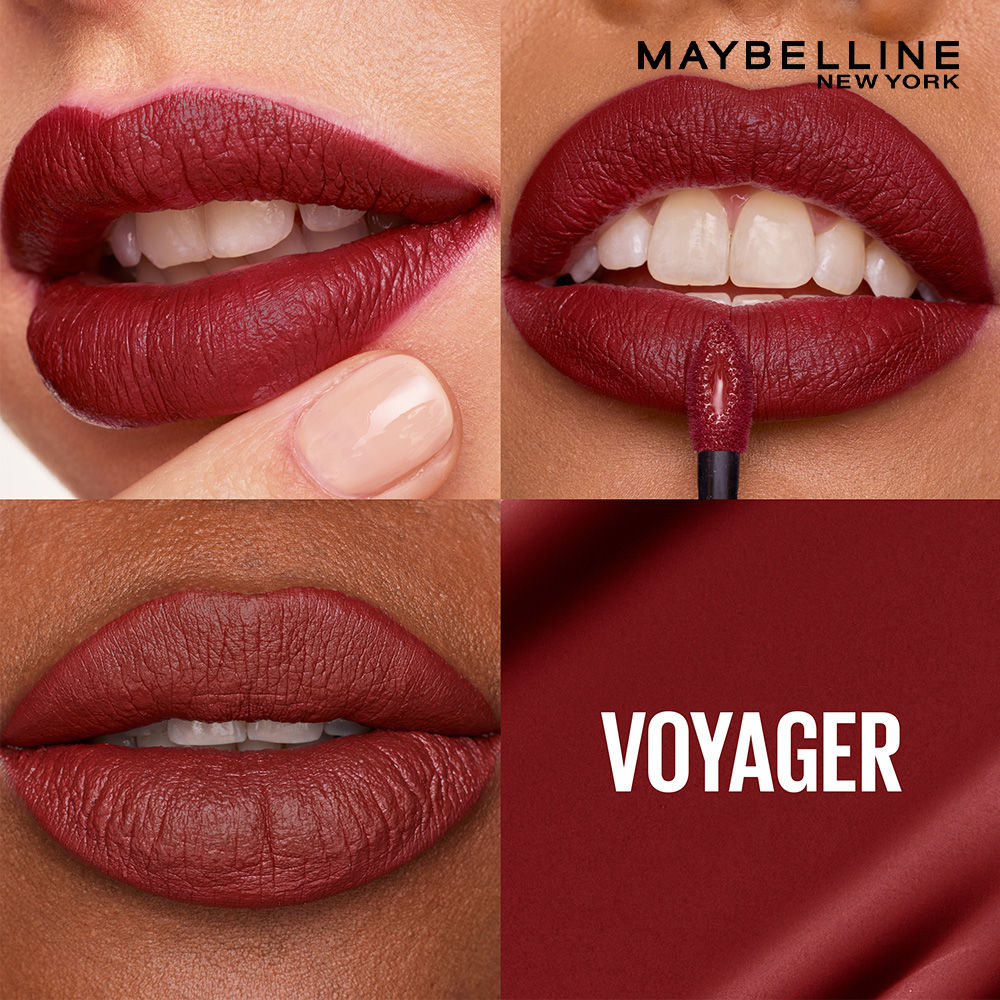 Maybelline New York Superstay Matte Ink Liquid Lipstick - Combo Pack of 4 Buy at Indicrest Image 3