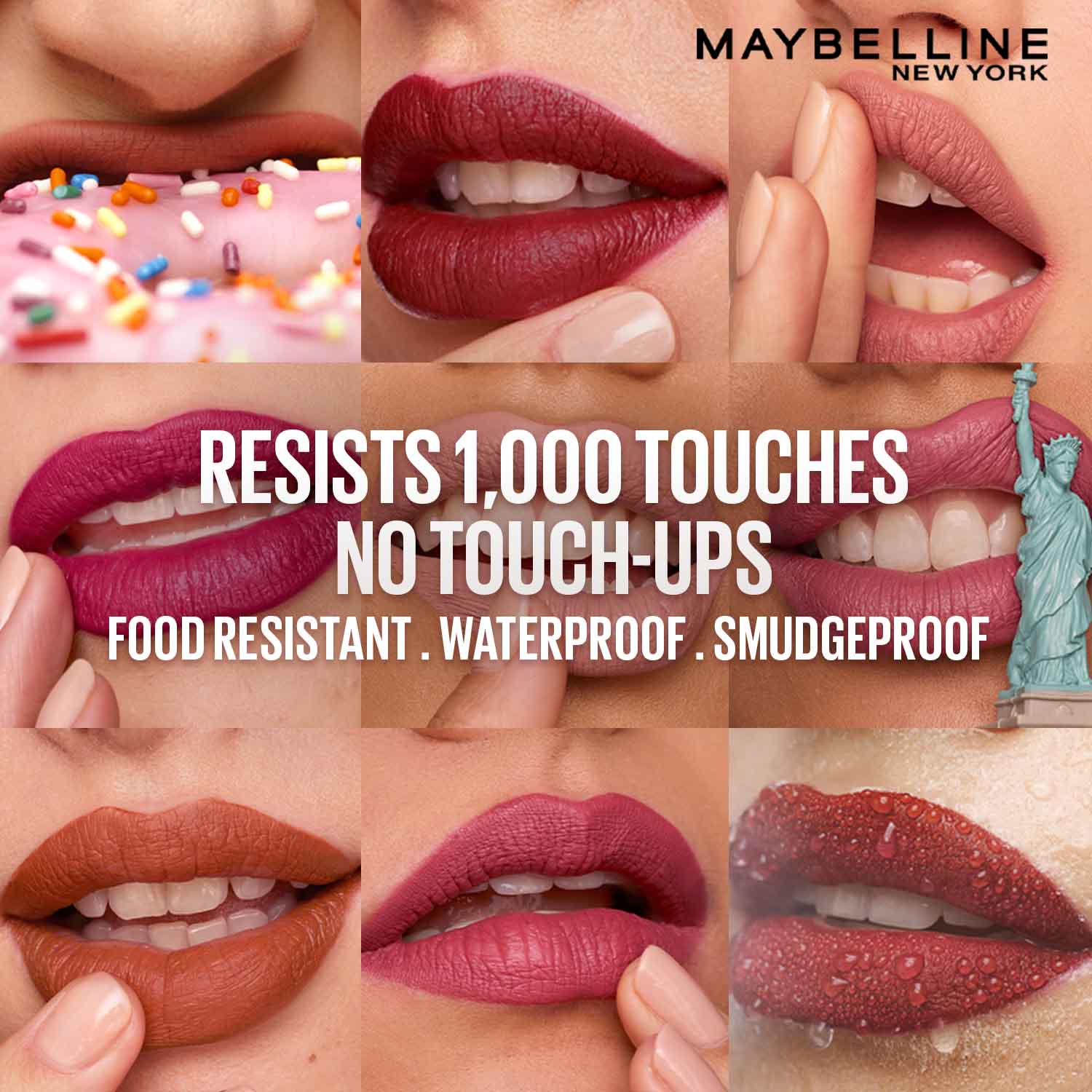 Maybelline New York Superstay Matte Ink Liquid Lipstick - Combo Pack of 4 Buy at Indicrest Image 8