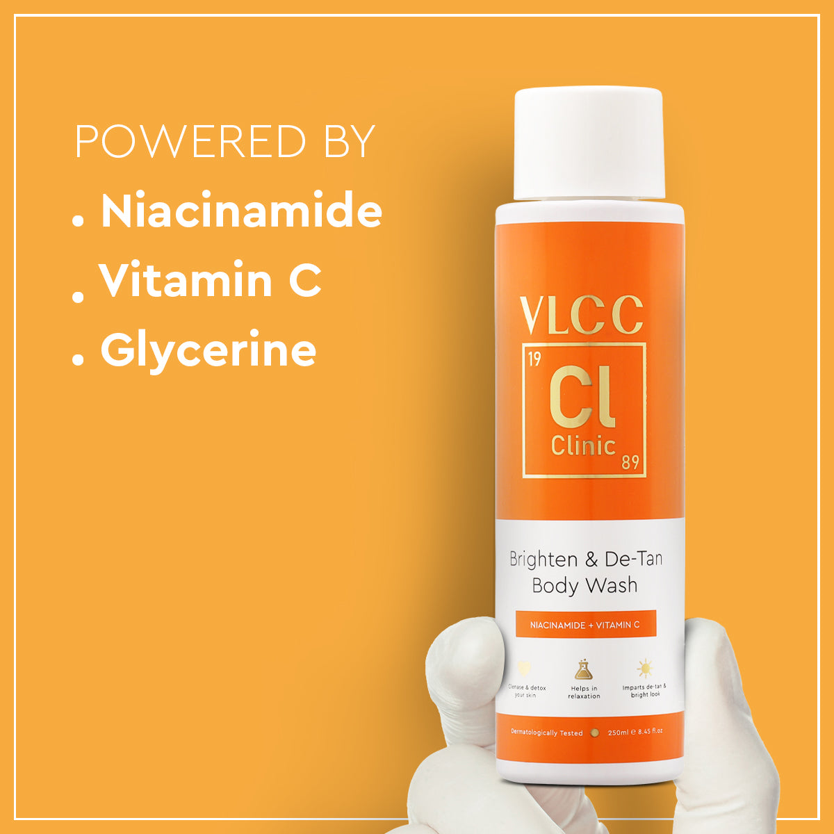 VLCC Brighten and De-tan Body Wash - 250 ml - Image 4 - Buy from Indicrest