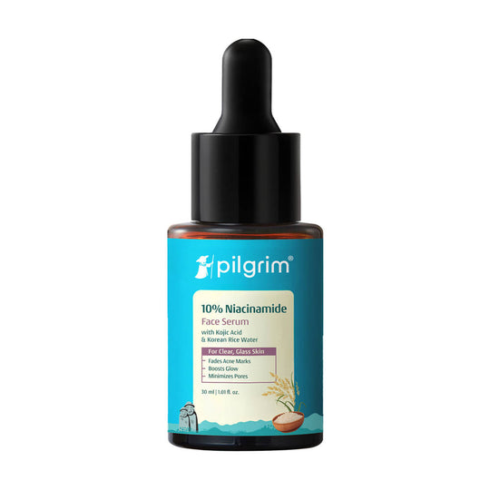 Pilgrim 10% Niacinamide Face Serum With Kojic Acid & Korean Rice Water, 30ml