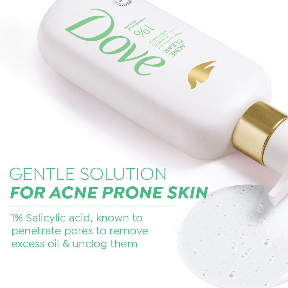 Dove Acne Clear Serum Body Wash with 1% Clearing Serum + Salicylic Acid, 300ml Buy at Indicrest Image 5