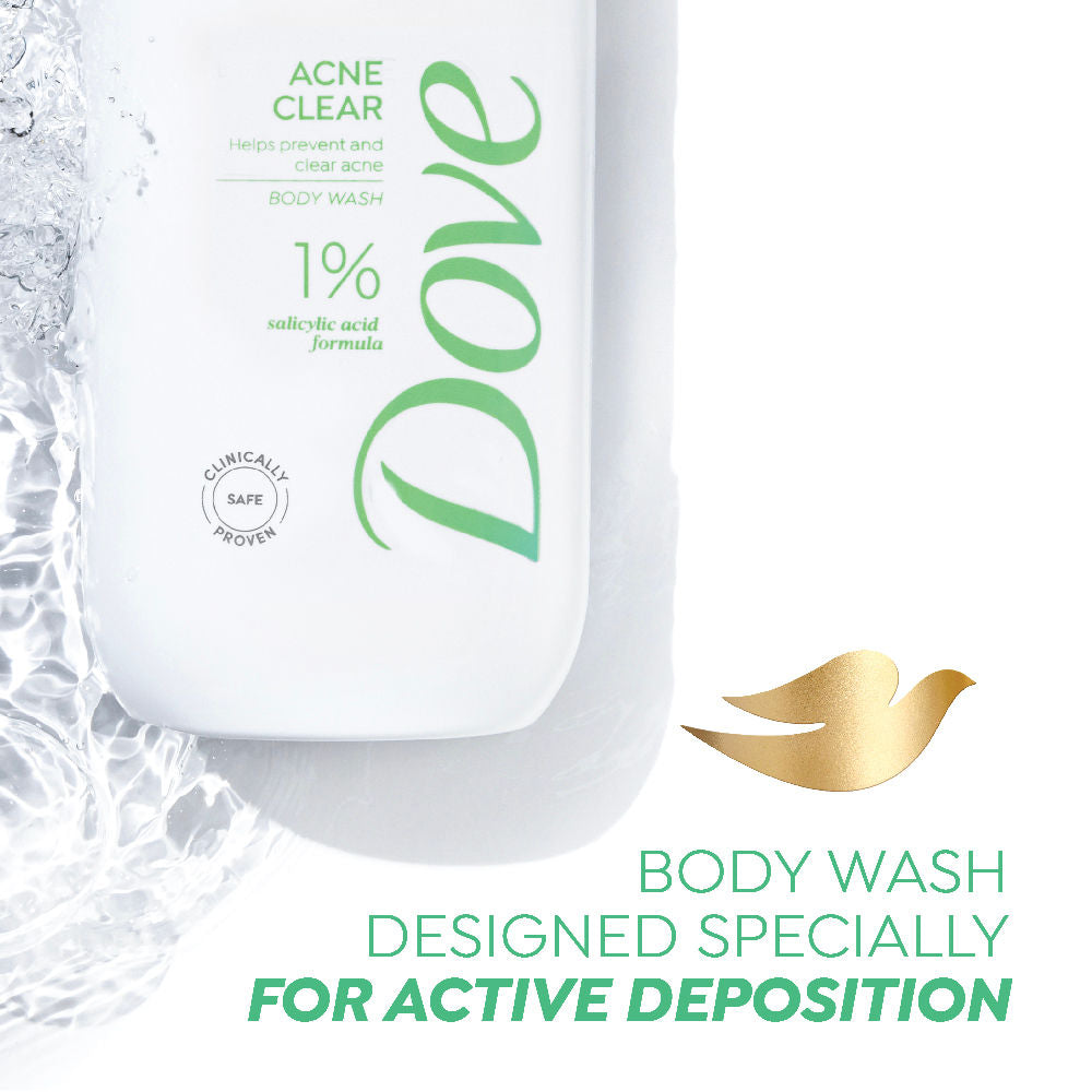 Dove Acne Clear Serum Body Wash with 1% Clearing Serum + Salicylic Acid, 300ml Buy at Indicrest Image 6