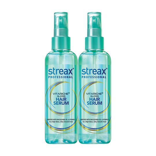 Streax Professional Vitariche Gloss Hair Serum (Pack of 2), 2 pieces Buy at Indicrest