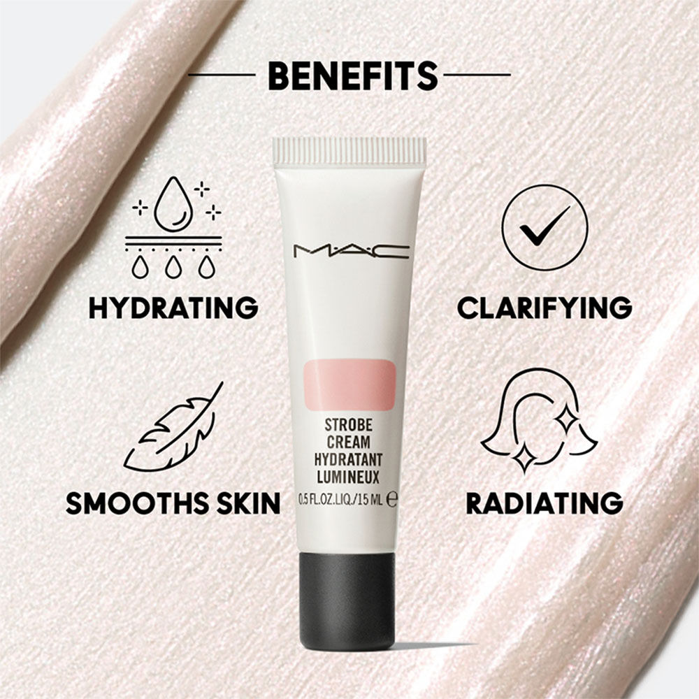 M.A.C Strobe Cream Mini - Pinklite Illuminating Moisturizer & Liquid Highlighter