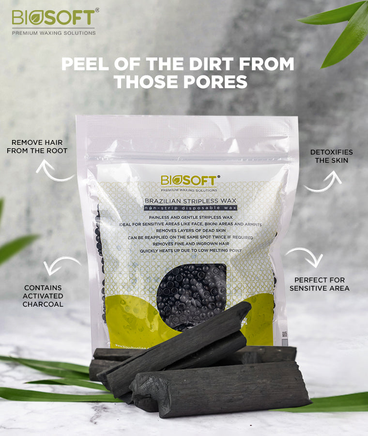 Biosoft Charcoal Stripless Wax - Image 5 - Buy from Indicrest