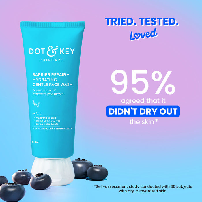 Dot & Key Barrier Repair Gentle Hydrating Face Wash, 100ml
