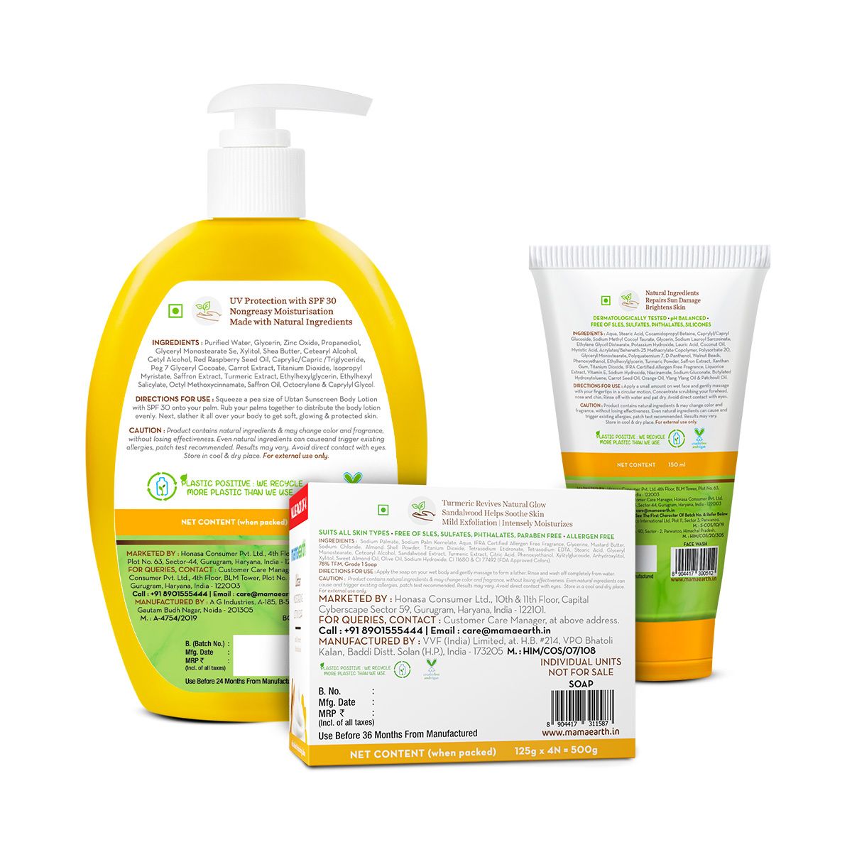 Mamaearth Ubtan Tan-Free Glow Trio - Image 2 - Buy from Indicrest