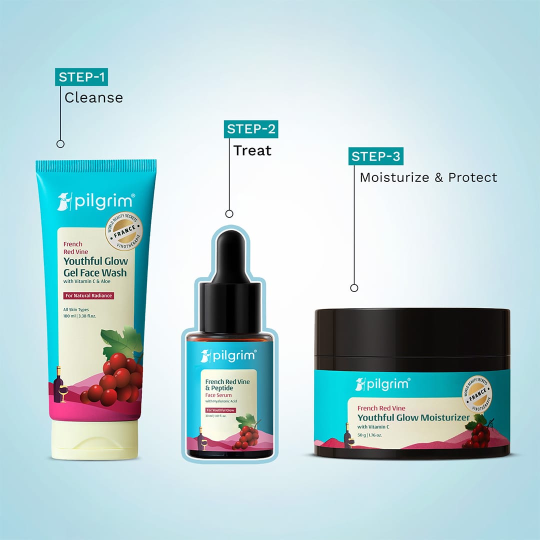 Pilgrim Red Vine Face Serum for Anti-Ageing, 30ml - Image 6 - Buy from Indicrest