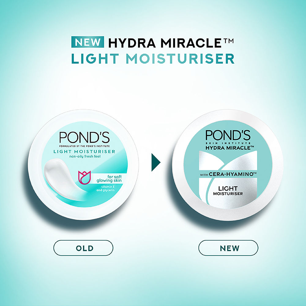 Pond’s Light Moisturiser Non-Oily Fresh Feel With Vitamin E + Glycerine, 300ml Buy at Indicrest Image 12