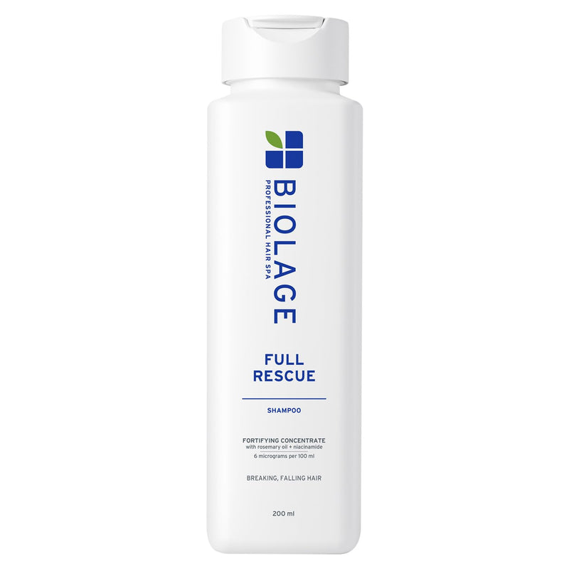 Biolage Full Rescue shampoo bottle on a white background Buy at Indicrest