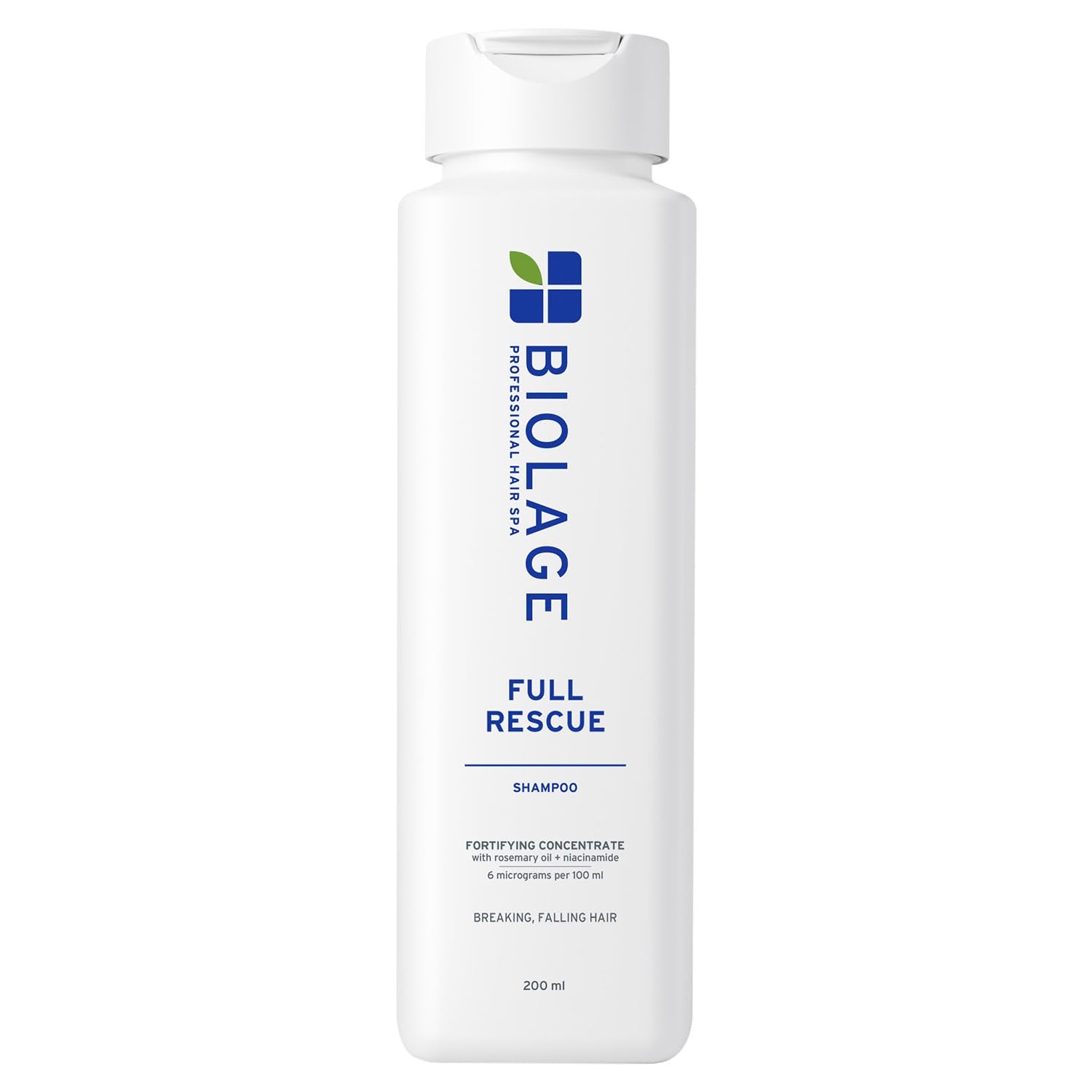 Biolage Full Rescue Anti-Breakage Shampoo, 74% less breakage & Reduces Hairfall,With Rosemary Oil & Niacinamide, Vegan & Cruelty-Free I For Men and Women - Buy from Indicrest