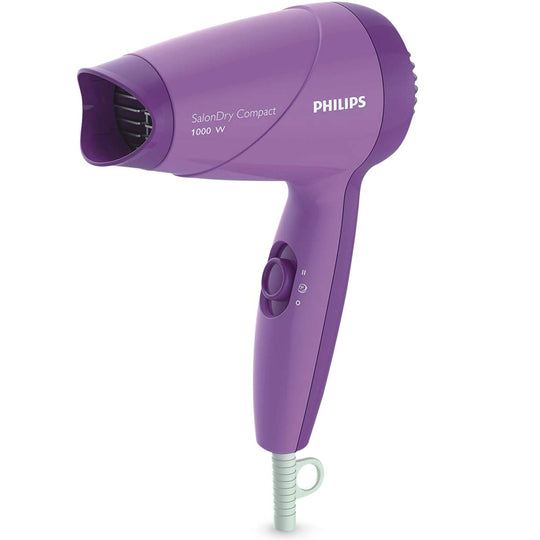 Philips India's No.1 Hair Styling Brand -Hair Dryer 1000W |Blow Dry for Men & Women | 2 Heat Settings| ThermoProtect tech |Travel-Friendly, Quick Dry, Frizz Control | For Indian Hair | HP8100/46 Buy at Indicrest
