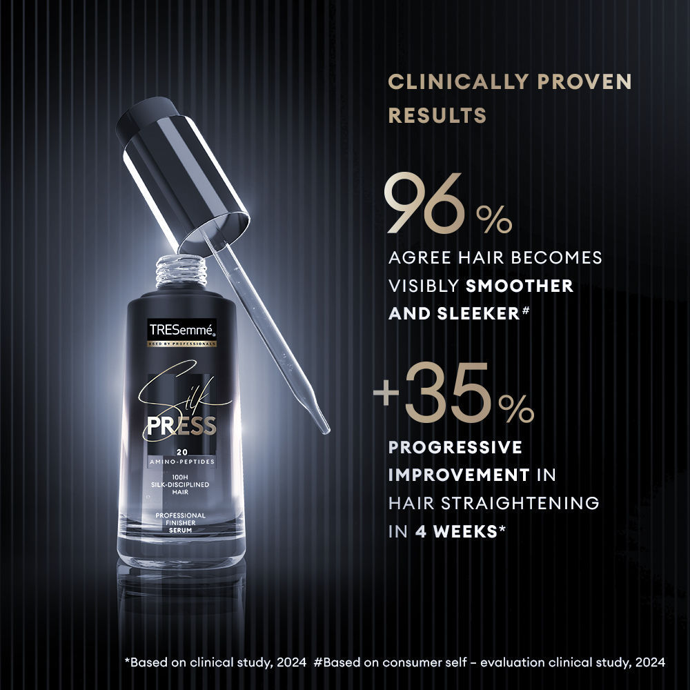 TRESemme Silk Press Shampoo + Serum Combo Buy at Indicrest Image 4