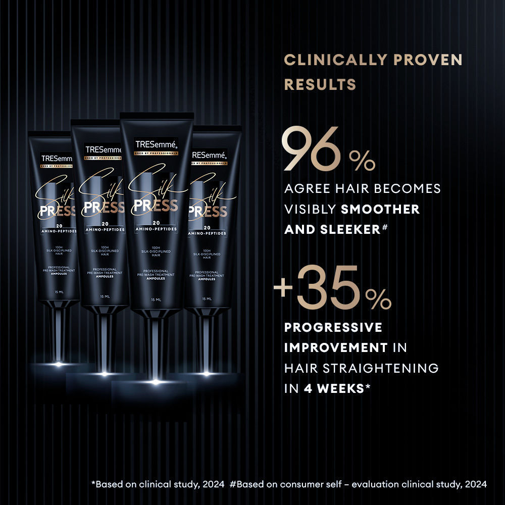 TRESemme Silk Press Mask, 200ml + Ampoule, 15ml Combo Buy at Indicrest Image 8