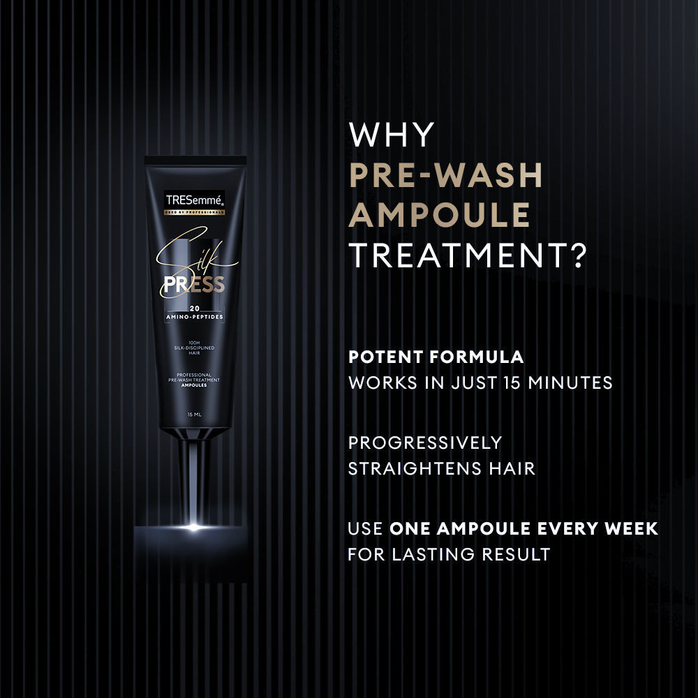 TRESemme Silk Press Mask, 200ml + Ampoule, 15ml Combo Buy at Indicrest Image 9
