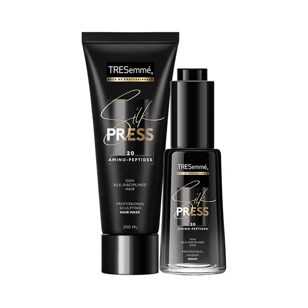 TRESemme Silk Press Hair Mask, 200ml + Serum, 38ml Combo Buy at Indicrest