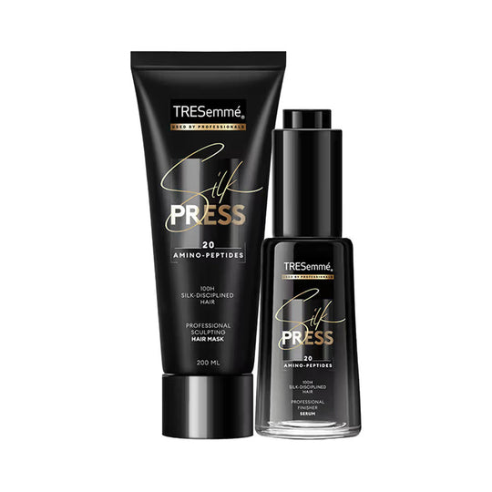 TRESemme Silk Press Hair Mask, 200ml + Serum, 38ml Combo Buy at Indicrest