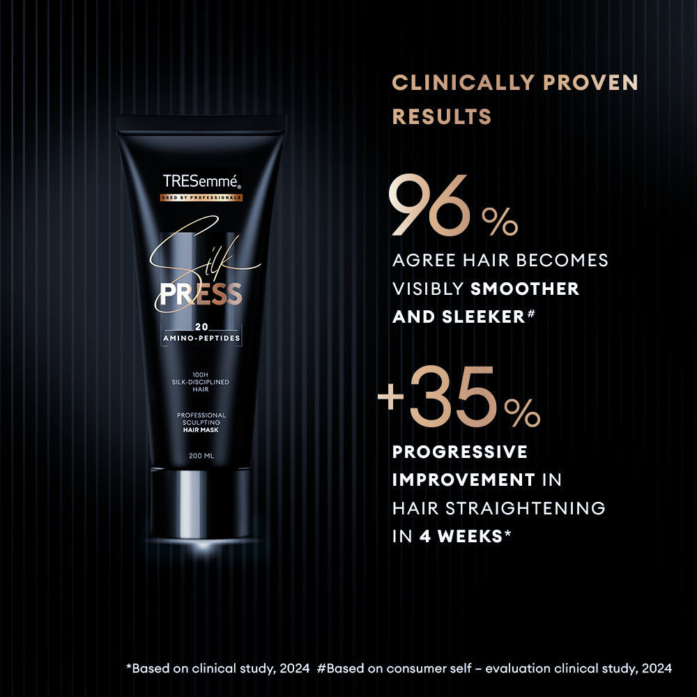 TRESemme Silk Press Hair Mask, 200ml + Serum, 38ml Combo Buy at Indicrest Image 5