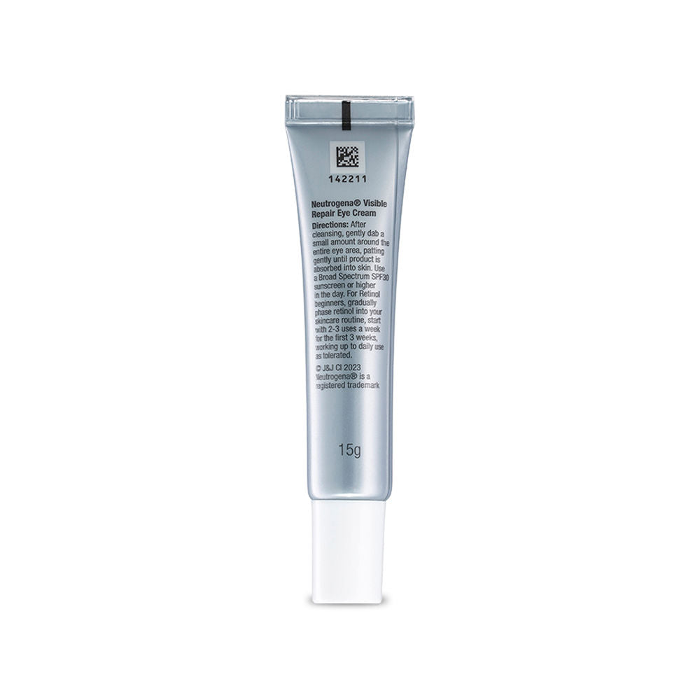 Neutrogena Visible Repair Retinol + Peptide Night Eye Cream For Anti-Ageing, Dark Circles & Wrinkles, 15g