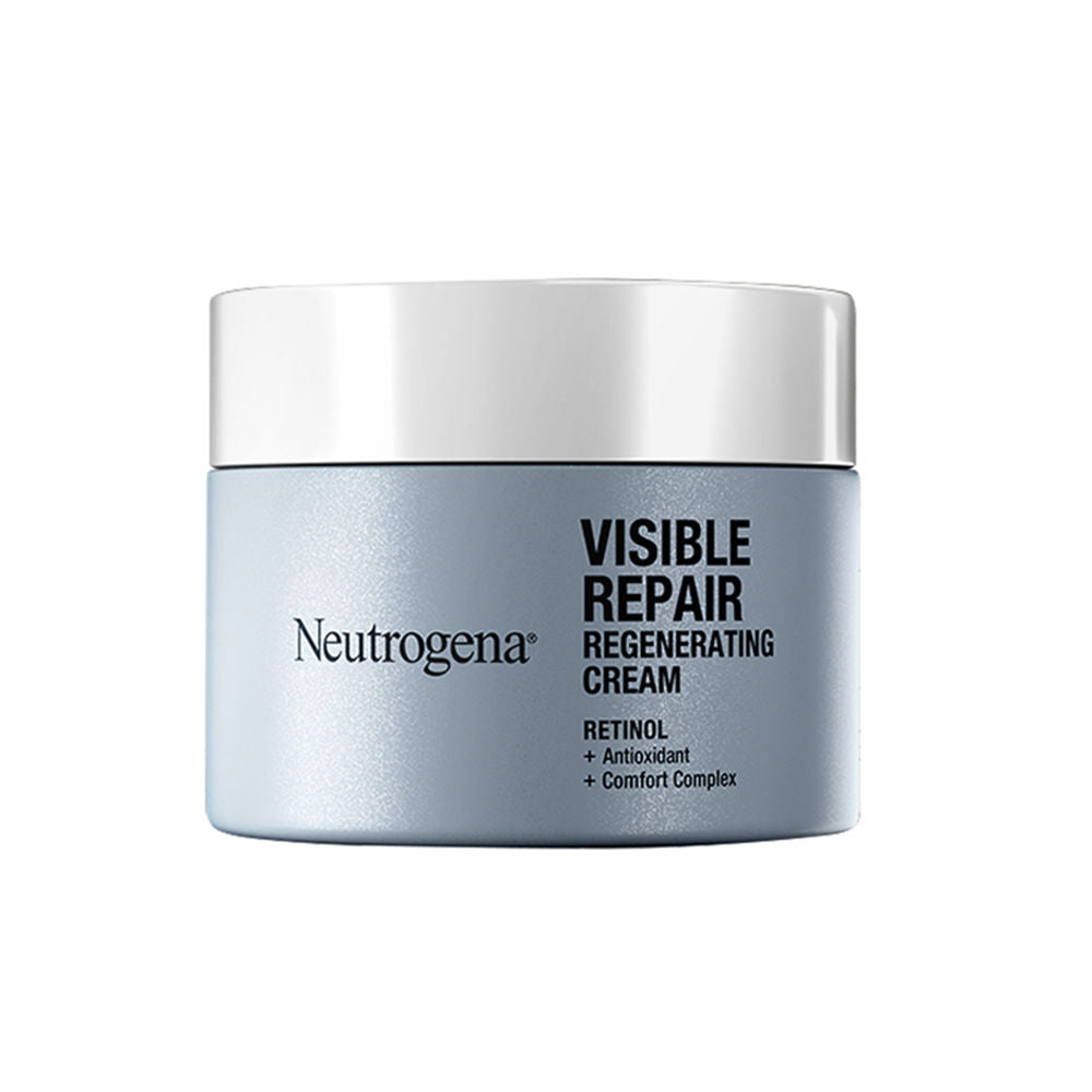 Neutrogena Visible Repair Retinol + Peptide Anti-Ageing Day & Night Cream For Wrinkles & Fine Lines, 50g