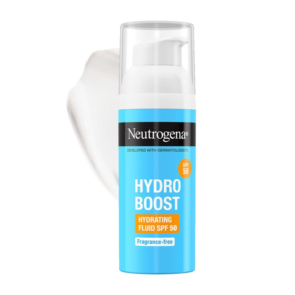 Neutrogena Hydro Boost Face Sunscreen SPF50+ PA++++ Hyaluronic Acid, Niacinamide,Oily Sensitive Skin, 50ml