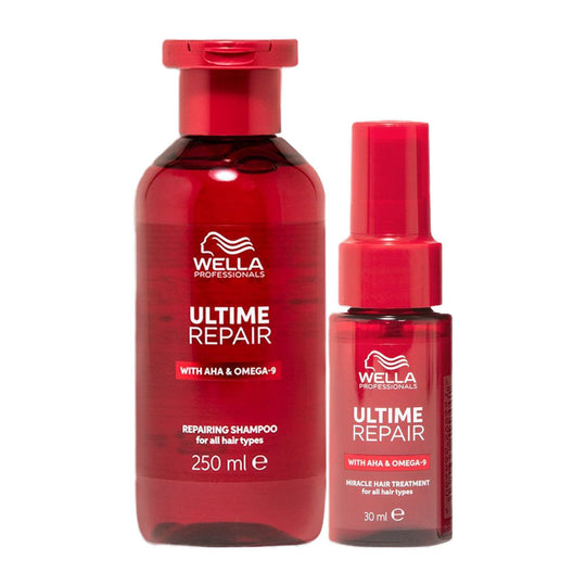 Wella Professionals Ultime Repair Shampoo, 250ml & Serum, 30ml Combo Buy at Indicrest