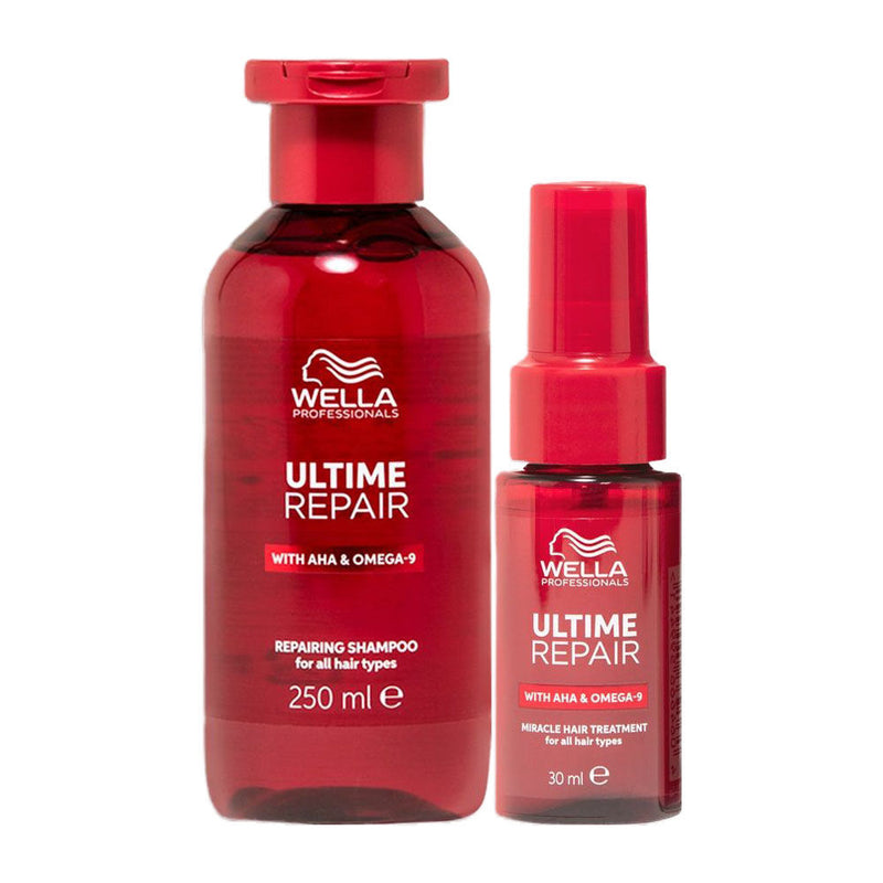 Wella Professionals Ultime Repair Shampoo, 250ml & Serum, 30ml Combo Buy at Indicrest