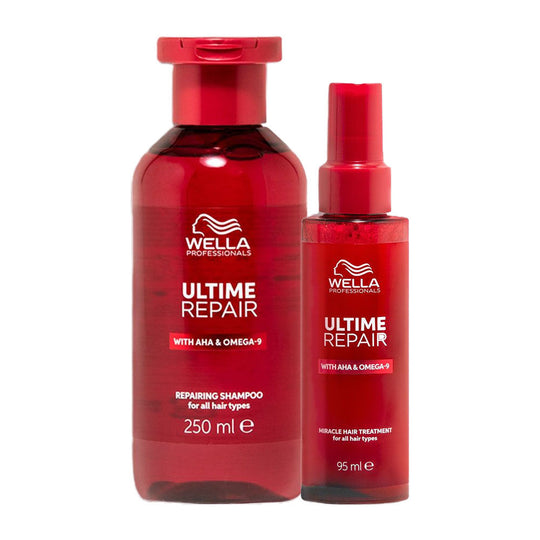 Wella Professionals Ultime Repair Shampoo, 250ml & Serum, 95ml Combo Buy at Indicrest