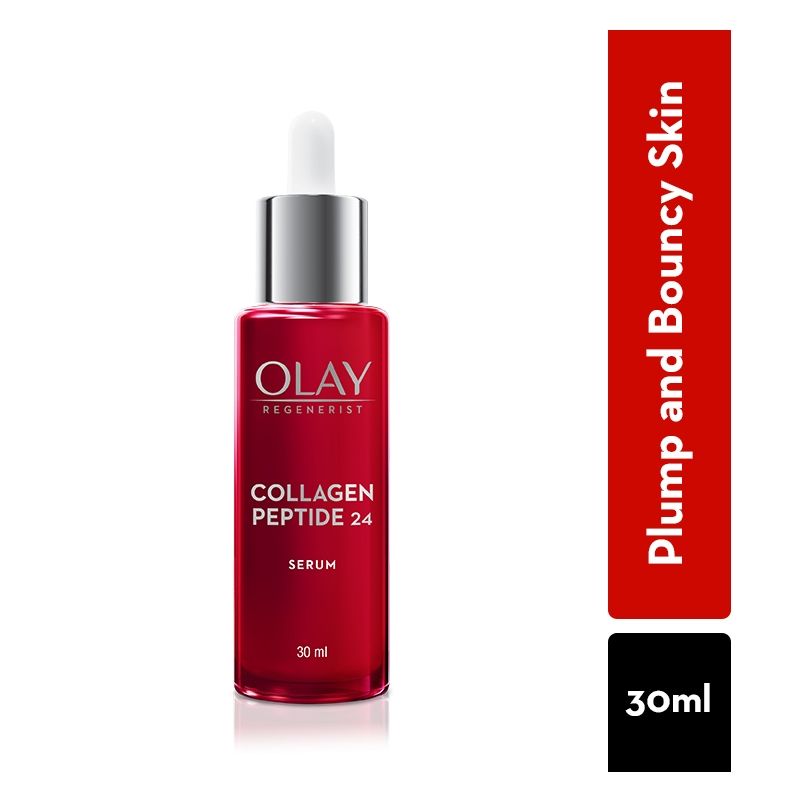 Olay Collagen Peptide Face Serum, Smooth & Plump Skin With Collagen & Niacimide, Sulphate Free, 30ml Buy at Indicrest