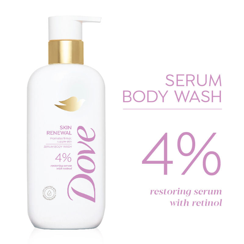 Dove 4% Restoring Serum With Retinol Skin Renewal Bodywash, 300ml Buy at Indicrest