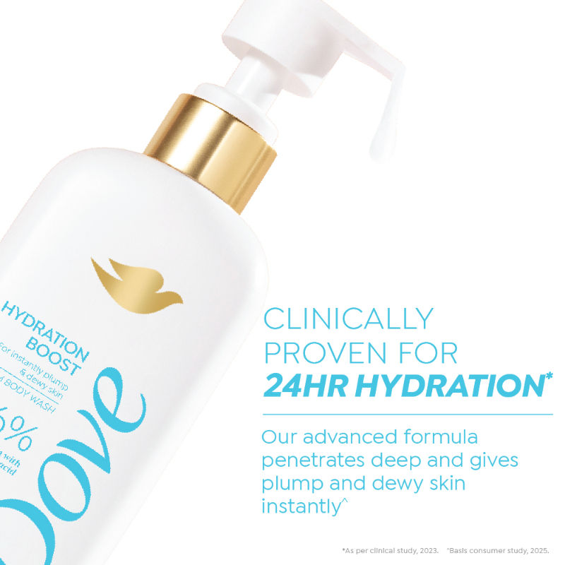 Dove 6% Hydrating Serum With Hyaluronic Acid Hydration Boost Bodywash, 300ml Buy at Indicrest Image 5