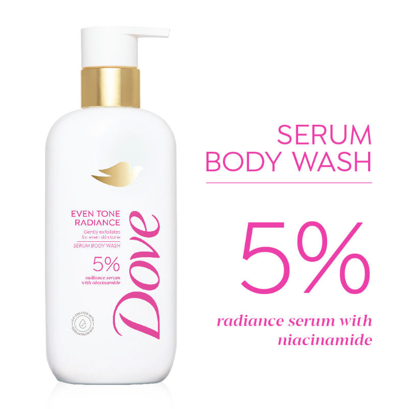 Dove 5% Radiance Serum With Niacinamide Even Tone Bodywash, 300ml Buy at Indicrest