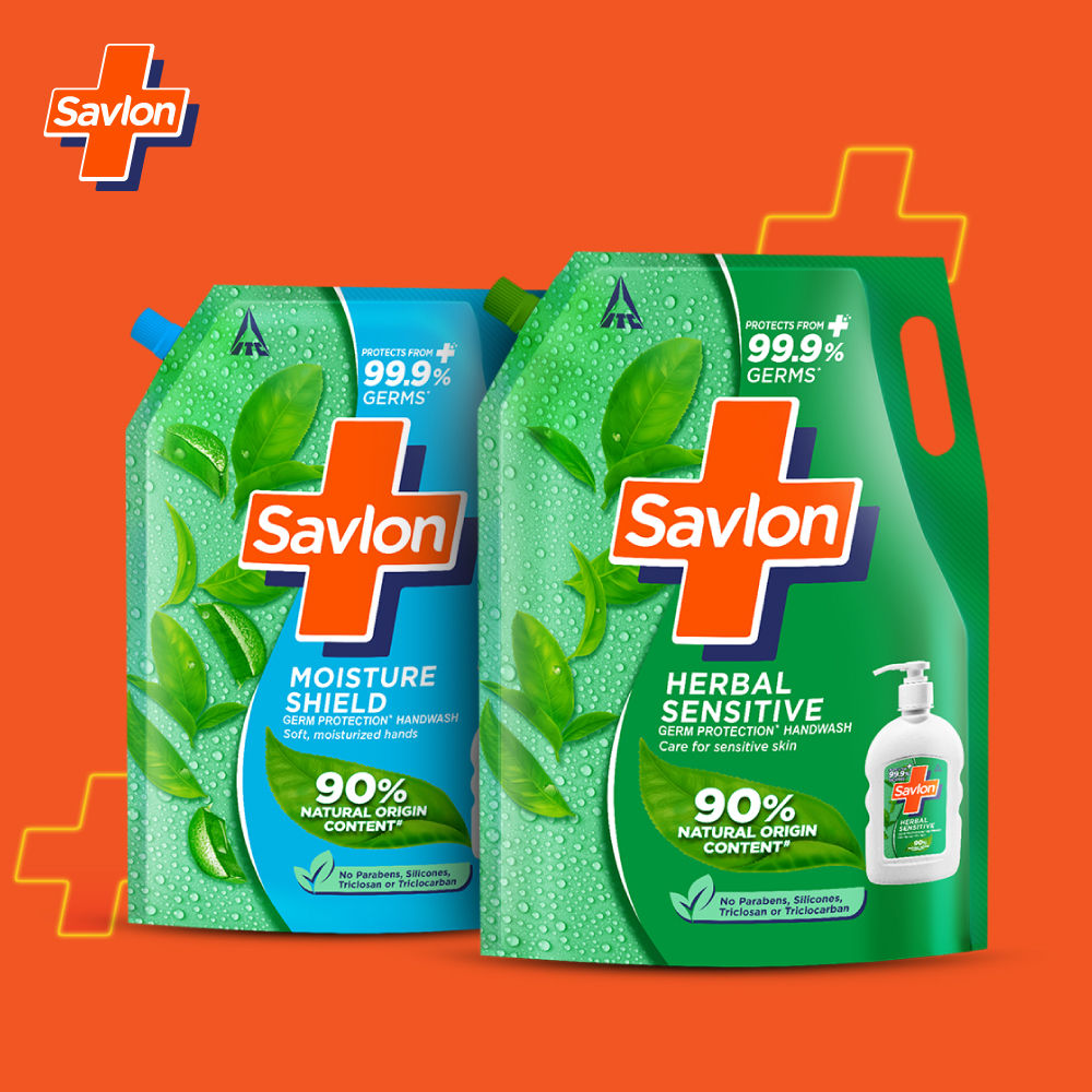 Savlon Herbal Sensitive Germ Protection Liquid Handwash Refill, 1300ml Buy at Indicrest Image 7