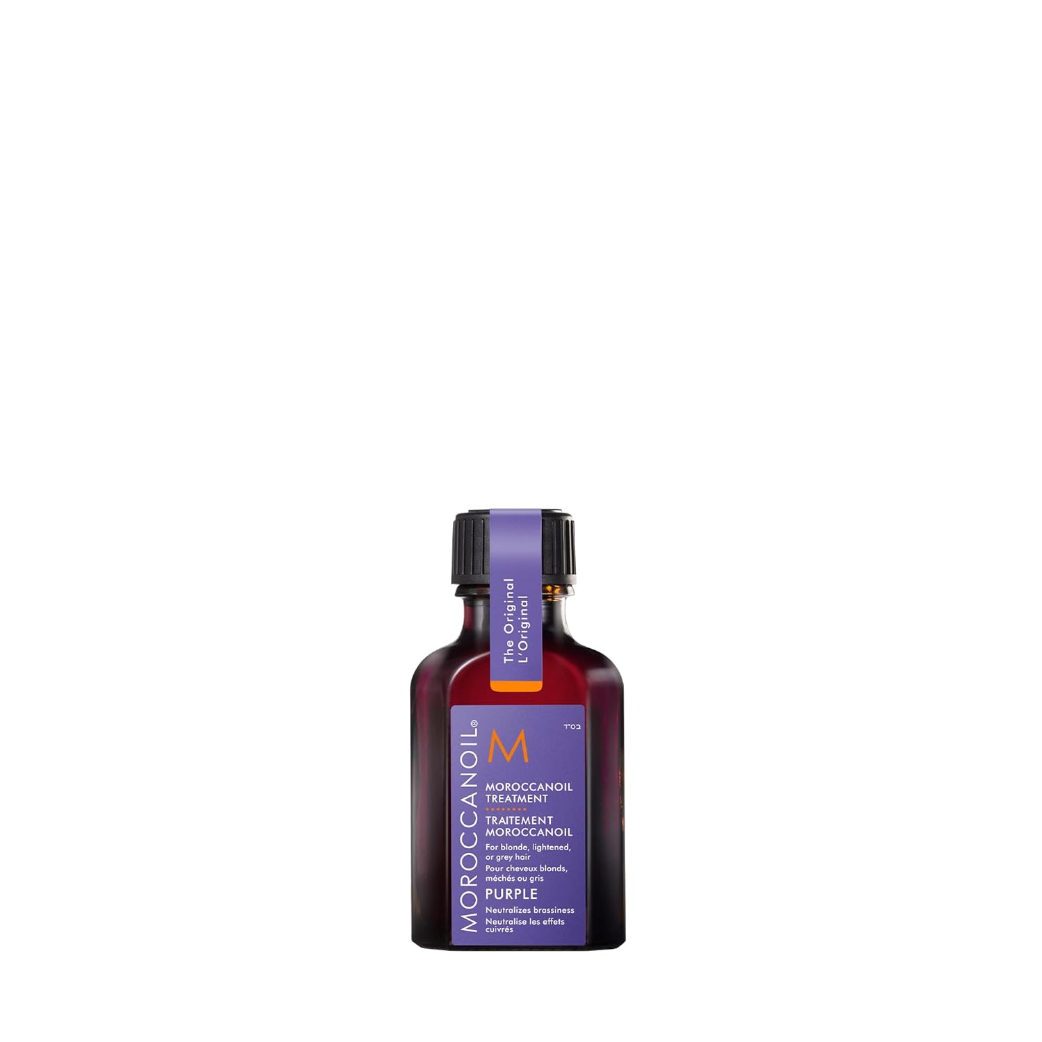 Moroccanoil Treatment Purple Oil | Argan Oil +Violet Pigments | Tones Brassiness in Blonde & Grey Hair, 25ml, Buy from Indicrest