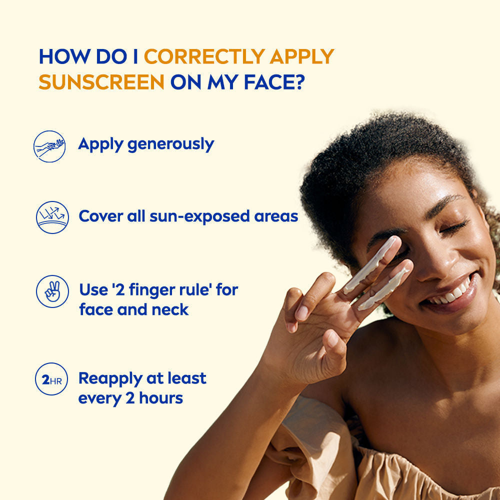 Nivea Sun Sensitive Skin SPF 50 Sunscreen, Ultra Matte, No White Cast, Instant UV Protection, 50ml Buy at Indicrest Image 4