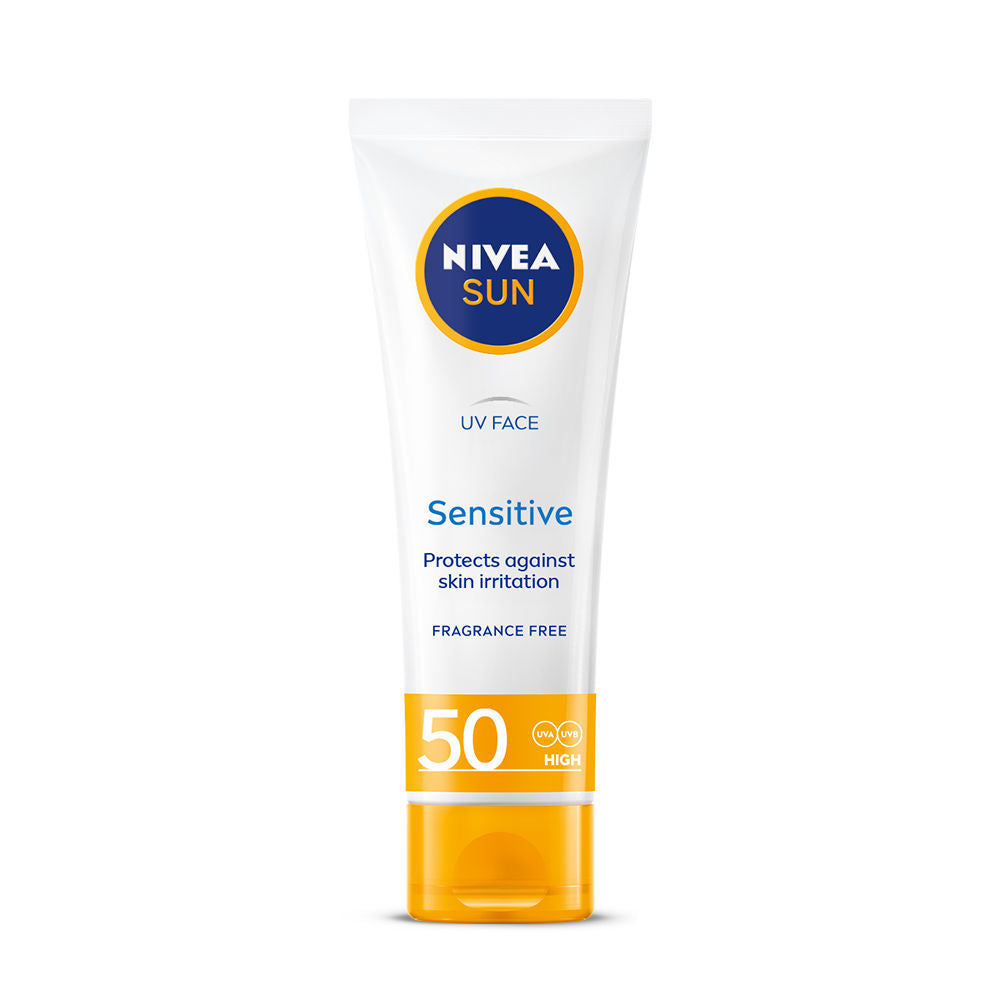 Nivea Sun Sensitive Skin SPF 50 Sunscreen, Ultra Matte, No White Cast, Instant UV Protection, 50ml Buy at Indicrest Image 7