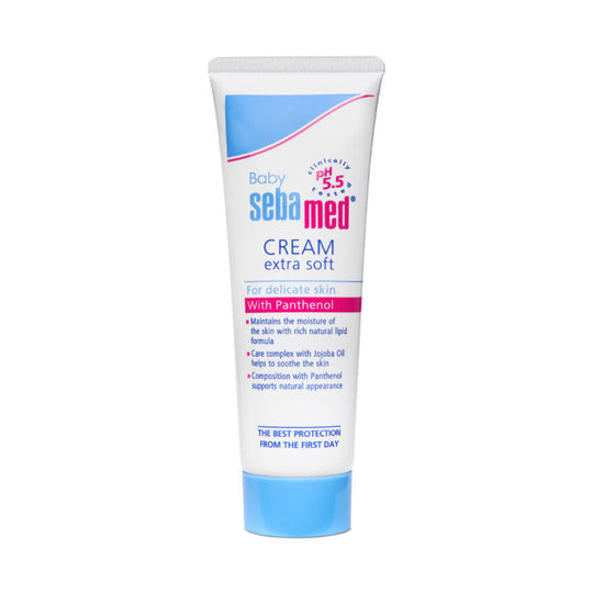 Sebamed Baby Cream Extra Soft, PH 5.5, Panthenol And Jojoba Oil, Clinically Tested, ECARF Approved, 50ml