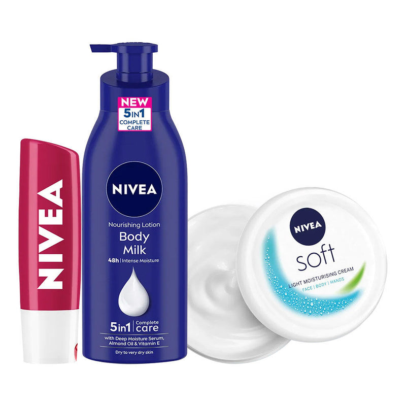 Nivea Bestselling Complete Body Care Combo, 3 pieces Buy at Indicrest