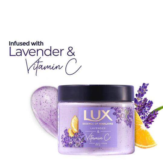 Lux Essence Of Himalayas Lavender & Vitamin C Body Scrub, 300g