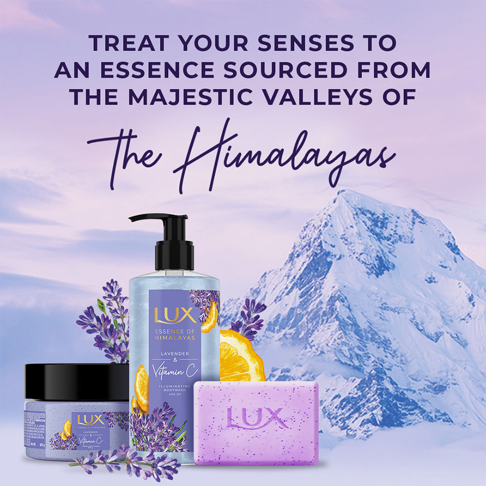Lux Essence Of Himalayas Lavender & Vitamin C Body Scrub, 300g