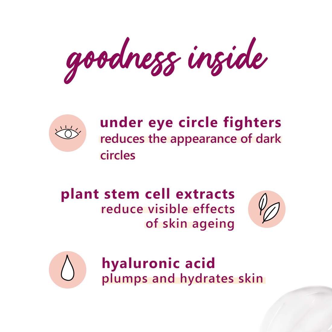 Plum Bright Years Under-Eye Recovery Gel | Reduces Dark Circles | For All Skin Types | Fades Dark Spots | Under-Eye Hydration | Brightens Skin, 15ml Buy at Indicrest Image 7
