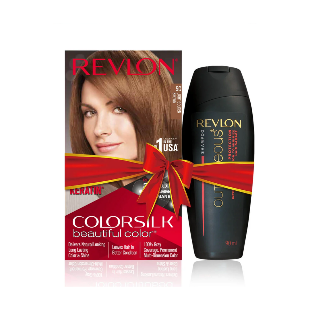 Revlon Colorsilk Beautiful Color + Outrageous Shampoo, 1WN Soft Black + Shampoo, 90ml - Image 56 - Buy from Indicrest
