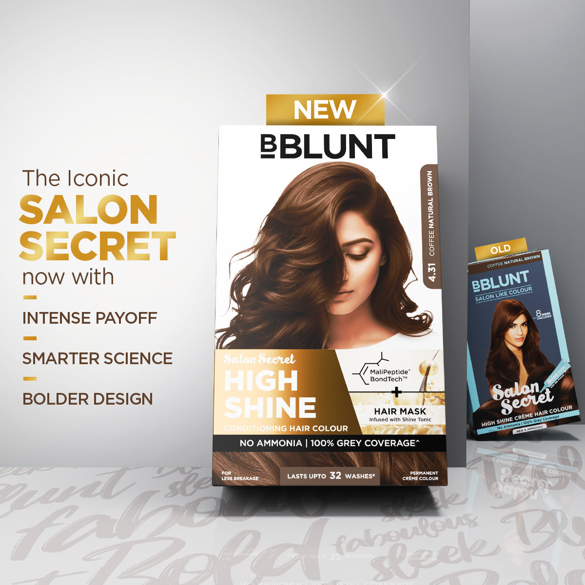 Bblunt High Shine Conditioning Hair Colour, Honey Light Brown Shade 5.32 - Image 6 - Buy from Indicrest