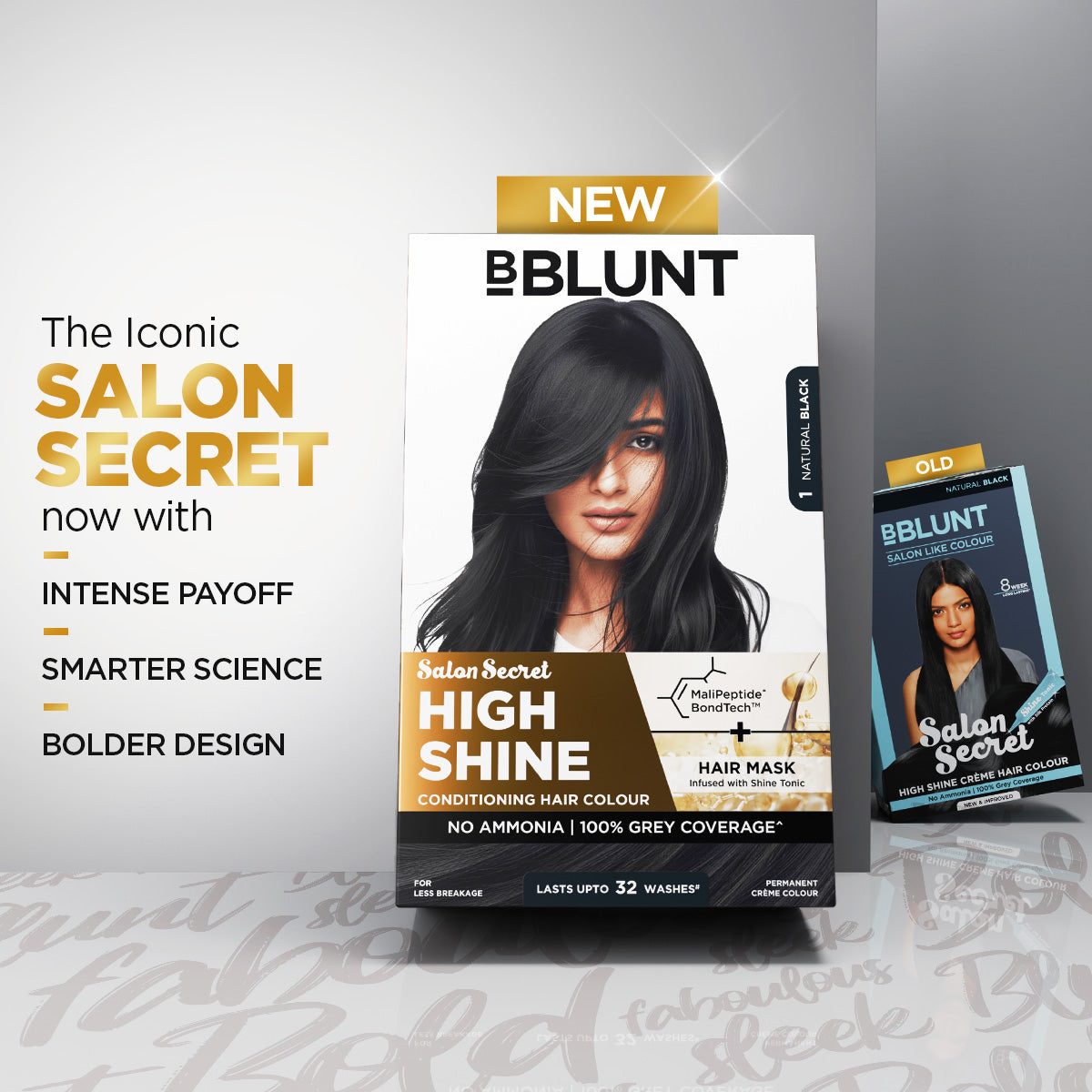 Bblunt High Shine Conditioning Hair Colour, Natural Black Shade 1 - Image 7 - Buy from Indicrest