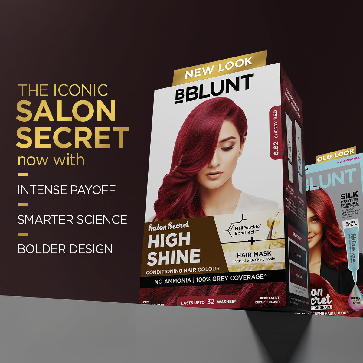 Bblunt High Shine Conditioning Hair Colour Pack of 2, Cherry Red Shade 6.62 Pack of 2 - Image 5 - Buy from Indicrest