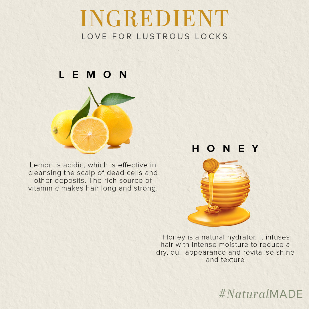 Khadi Natural Honey & Lemon Hair Cleanser - 210ml - Image 3 - Buy from Indicrest